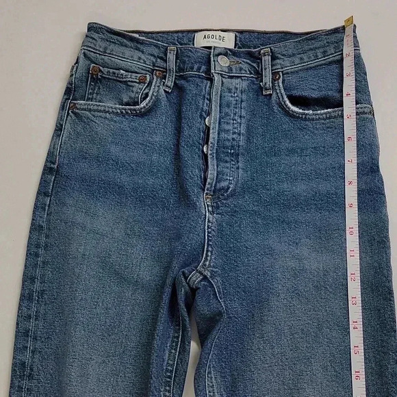 AGOLDE Riley High Rise Straight Jeans - Picture 4 of 14